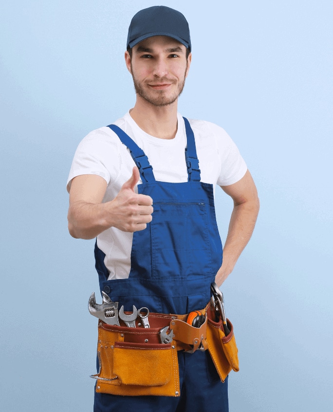 Worker with Tools